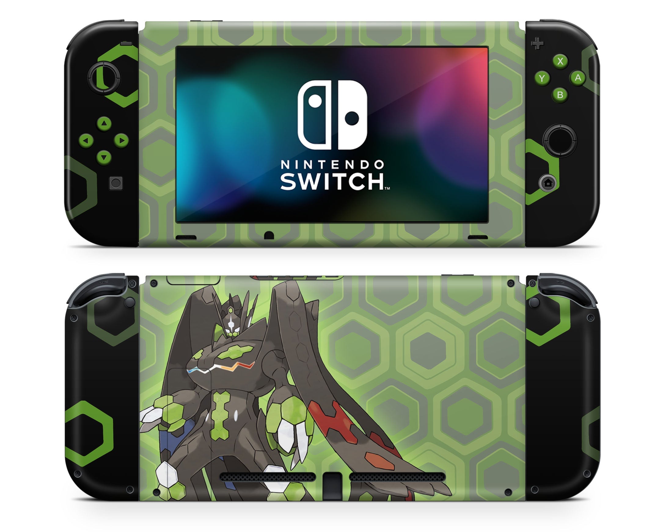 Zygarde Minimalist Pokemon Z-A Nintendo Switch Skin – Lux Skins
