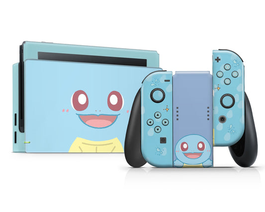 Lux Skins Nintendo Switch Pokemon Squirtle Full Set Skins - Pop culture Pokemon Skin
