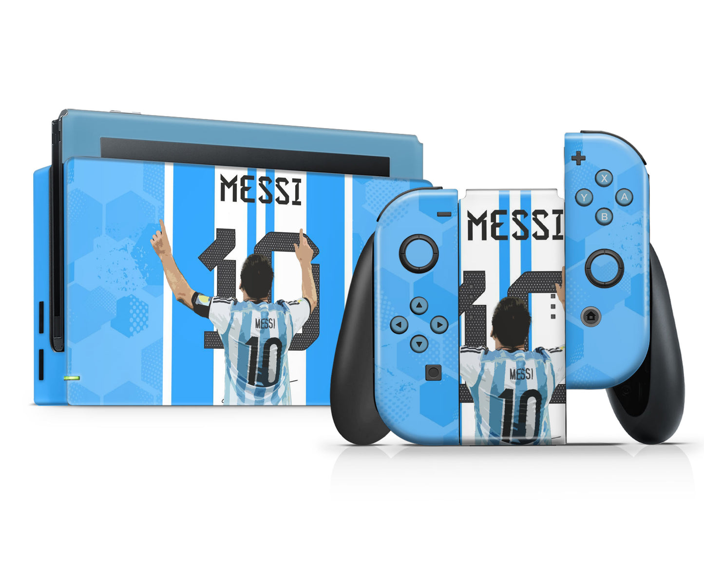 Lux Skins Nintendo Switch Lionel Messi Full Set Skins - Sports Soccer Skin