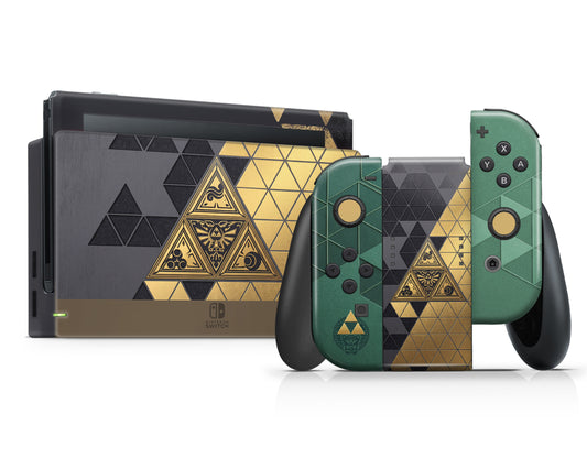 Lux Skins Nintendo Switch Zelda Limited Edition Inspired Full Set Skins - Pop culture Zelda Skin