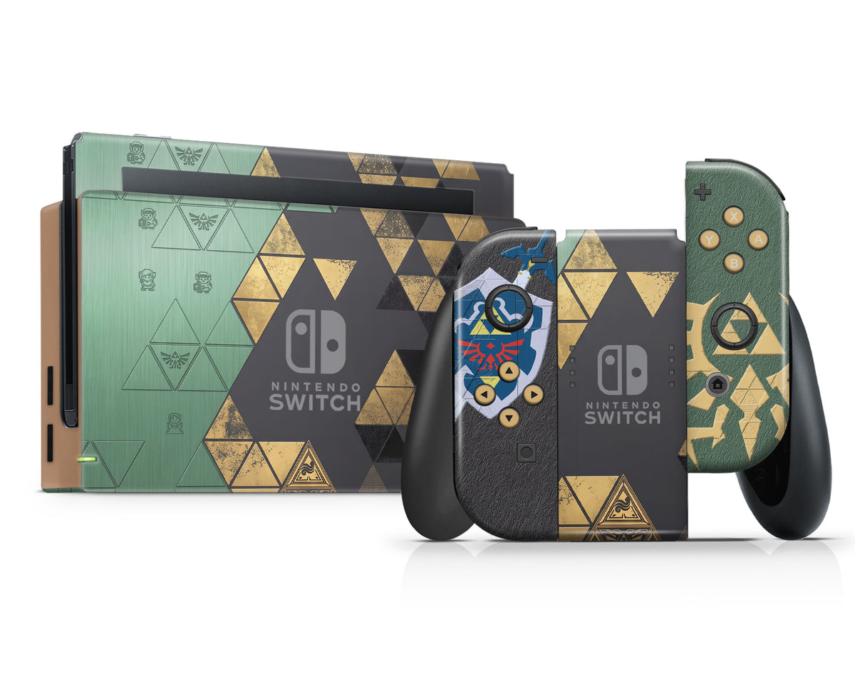 Lux Skins Nintendo Switch Legend of Zelda Full Set Skins - Pop culture Zelda Skin