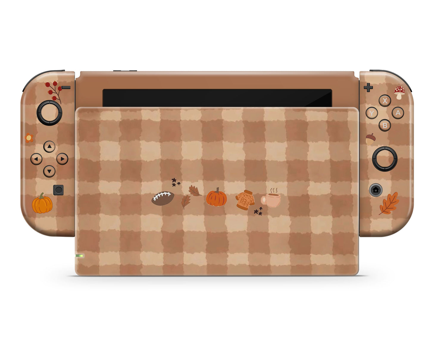 Lux Skins Nintendo Switch Sweater Weather Full Set +Tempered Glass Skins - Art Artwork Skin