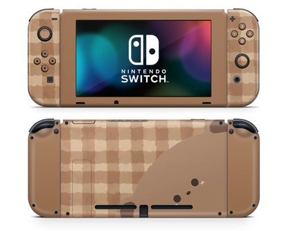 Lux Skins Nintendo Switch Cute Brown Bear Joycons Only Skins - Art Animals Skin
