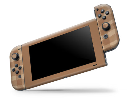 Cute Brown Bear Nintendo Switch Skin