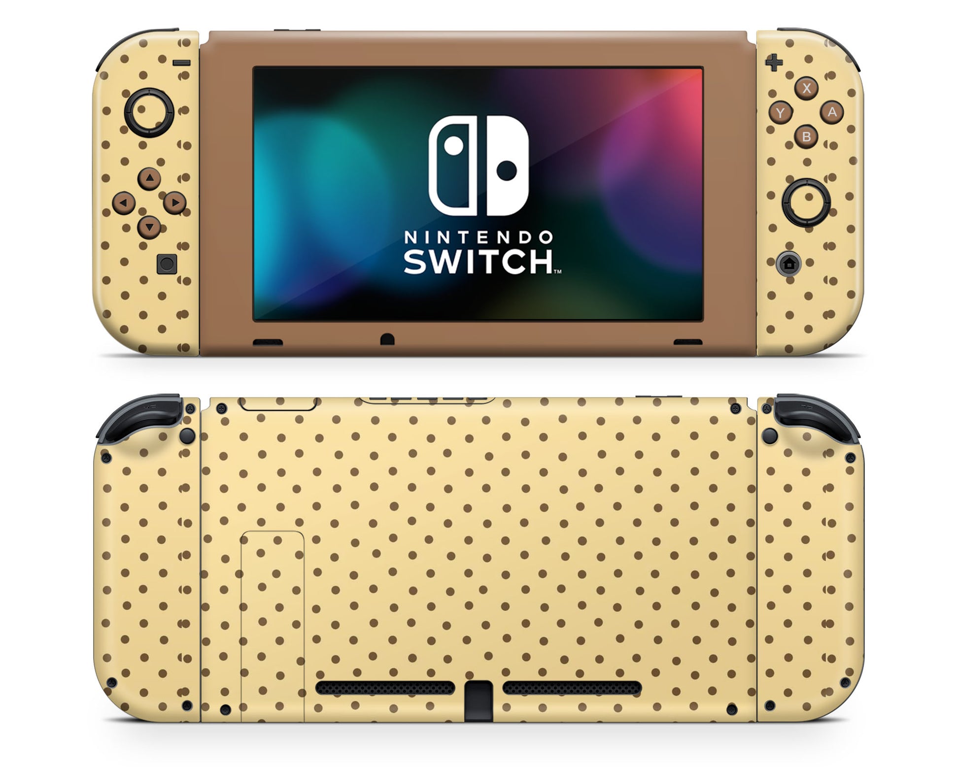 Lux Skins Nintendo Switch Brown Spots Pattern Joycons Only Skins - Pattern  Skin