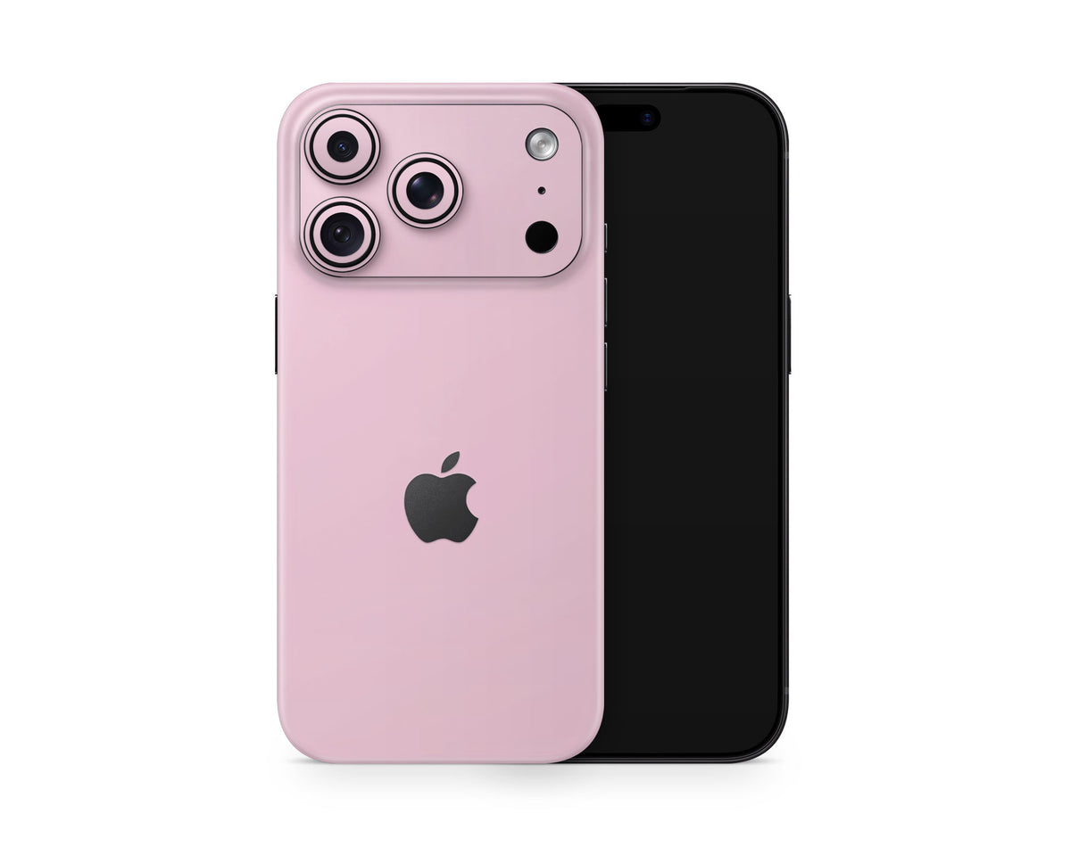 Lux Skins iPhone Signature Baby Pink iPhone 18 Pro Skins - Solid Colours Pastel Series 18 Pro & Pro Max Skin
