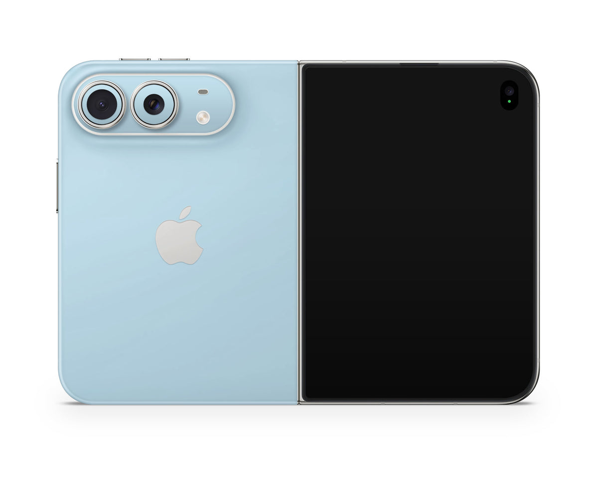 Lux Skins iPhone Signature Baby Blue iPhone Duo Skins - Solid Colours Pastel Series Duo Skin