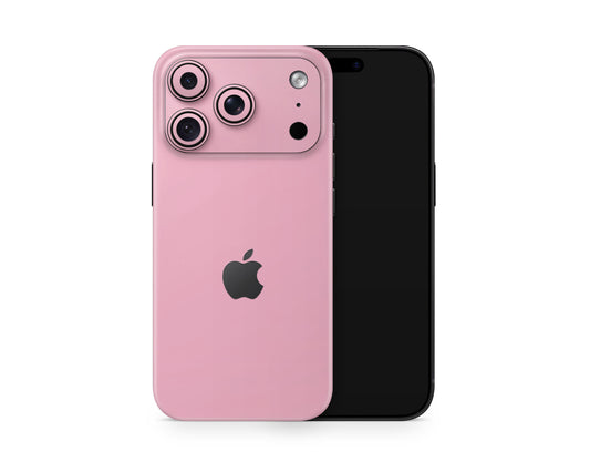 Lux Skins iPhone Signature Pink iPhone 18 Pro Skins - Solid Colours Pastel Series 18 Pro & Pro Max Skin