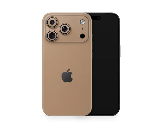 Lux Skins iPhone Mocha iPhone 18 Pro Skins - Solid Colours Natural Series 18 Pro & Pro Max Skin