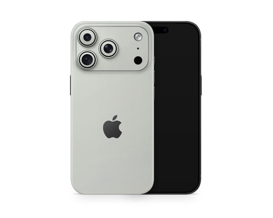 Lux Skins iPhone Stone Grey iPhone 18 Pro Skins - Solid Colours Natural Series 18 Pro & Pro Max Skin