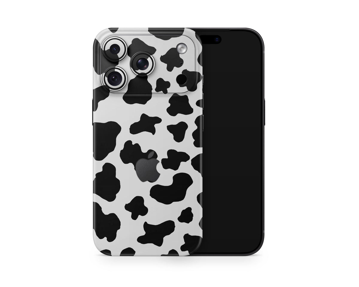 Lux Skins iPhone Cow Print iPhone 18 Pro Skins - Art Animals 18 Pro & Pro Max Skin