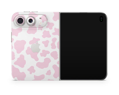 Lux Skins iPhone Strawberry Milk Cow Print iPhone Duo Skins - Art Animals Duo Skin