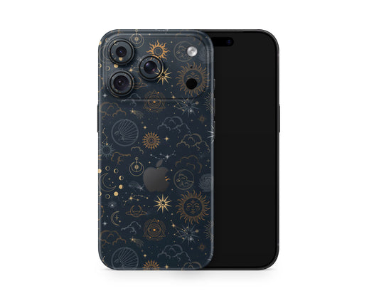 Lux Skins iPhone Constellation Stargazing Night iPhone 18 Pro Skins - Pattern Galaxy 18 Pro & Pro Max Skin