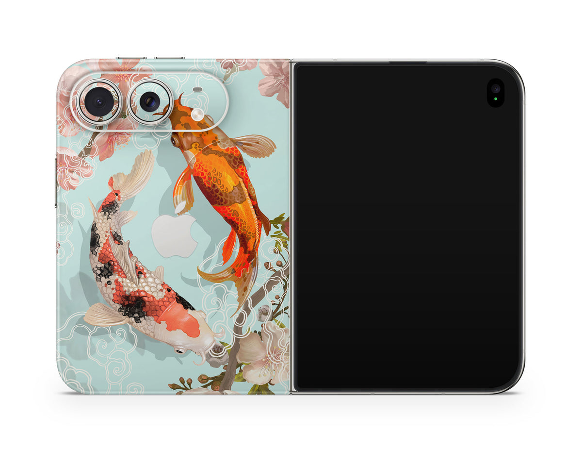 Lux Skins iPhone Yin Yang Koi Rose Light iPhone Duo Skins - Art Artwork Duo Skin