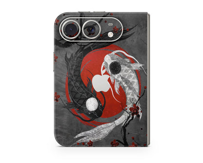 Lux Skins iPhone Yin Yang Rose Koi iPhone Duo Skins - Art Artwork Duo Skin