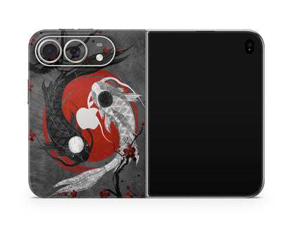 Lux Skins iPhone Yin Yang Rose Koi iPhone Duo Skins - Art Artwork Duo Skin
