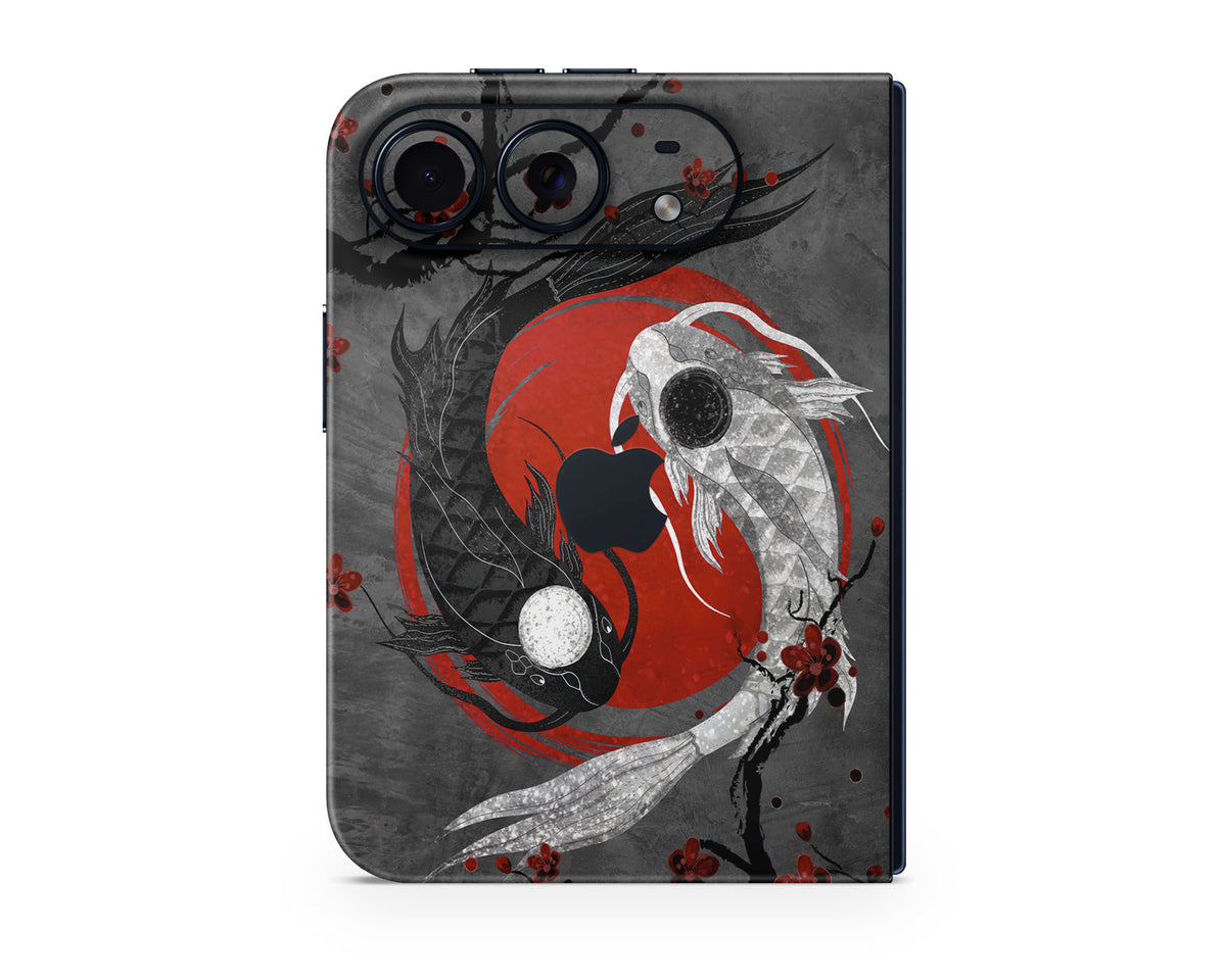 Lux Skins iPhone Yin Yang Rose Koi iPhone Duo Skins - Art Artwork Duo Skin
