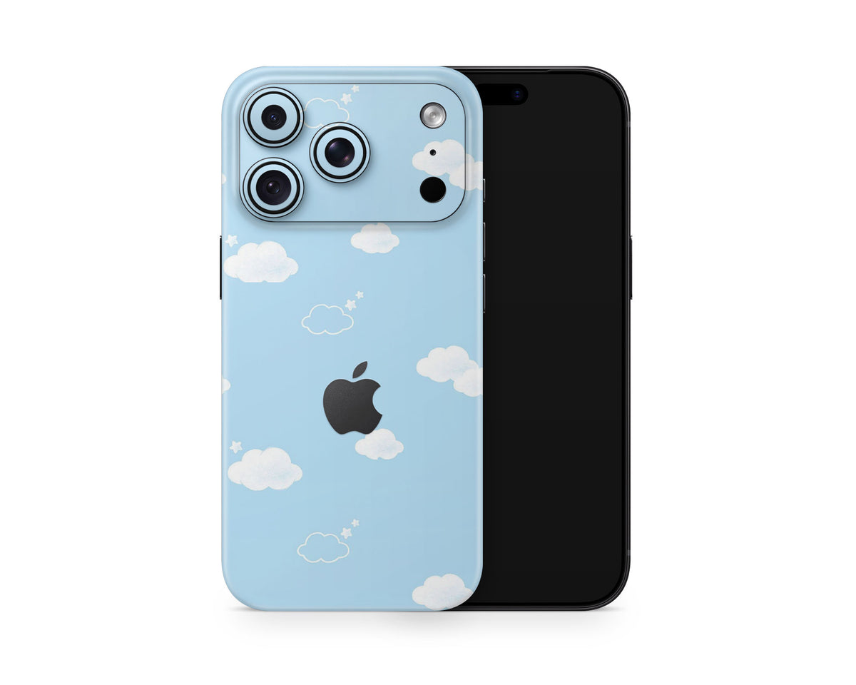 Lux Skins iPhone Blue Sky Clouds iPhone 18 Pro Skins - Clouds  18 Pro & Pro Max Skin
