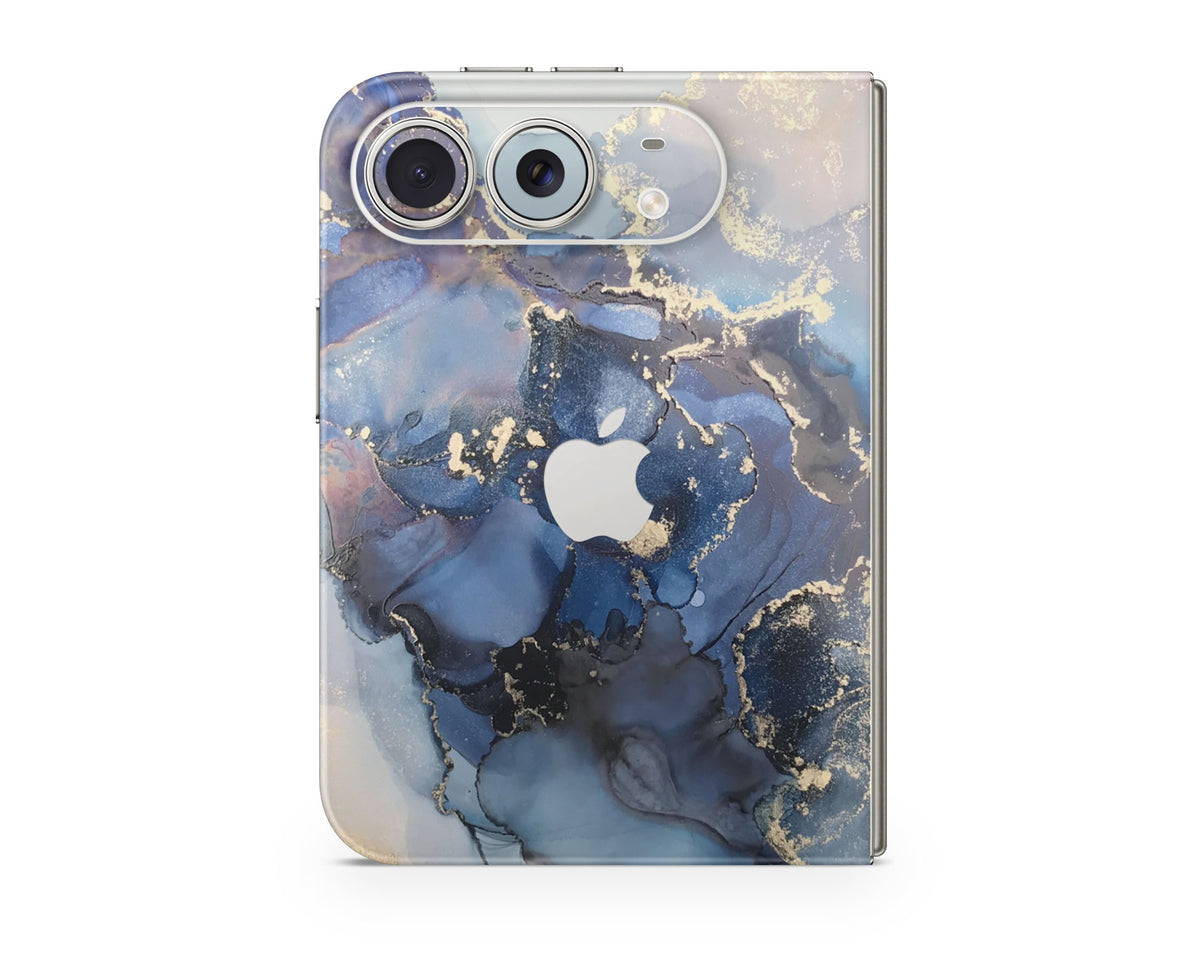 Lux Skins iPhone Ethereal Blue Gold Marble iPhone Duo Skins - Pattern Marble Duo Skin