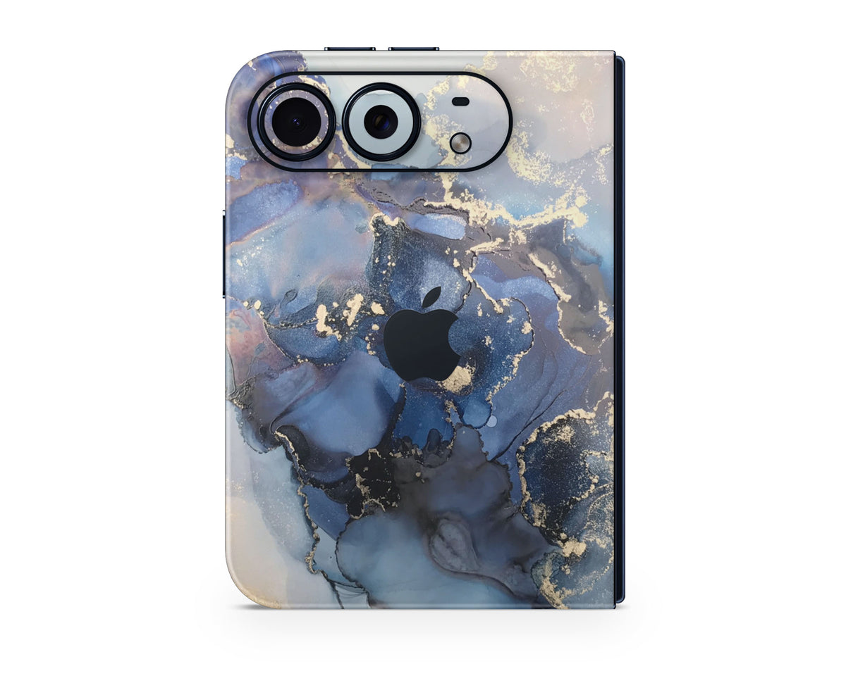 Lux Skins iPhone Ethereal Blue Gold Marble iPhone Duo Skins - Pattern Marble Duo Skin
