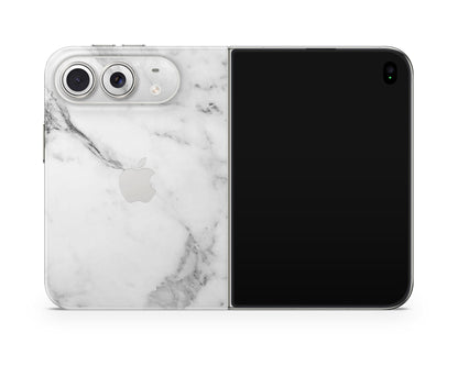 Lux Skins iPhone White Marble iPhone Duo Skins - Pattern Marble Duo Skin