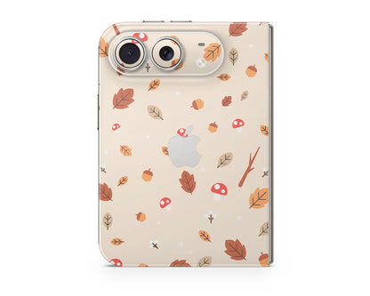 Lux Skins iPhone Cute Mushroom Leaves iPhone Duo Skins - Art Floral Duo Skin