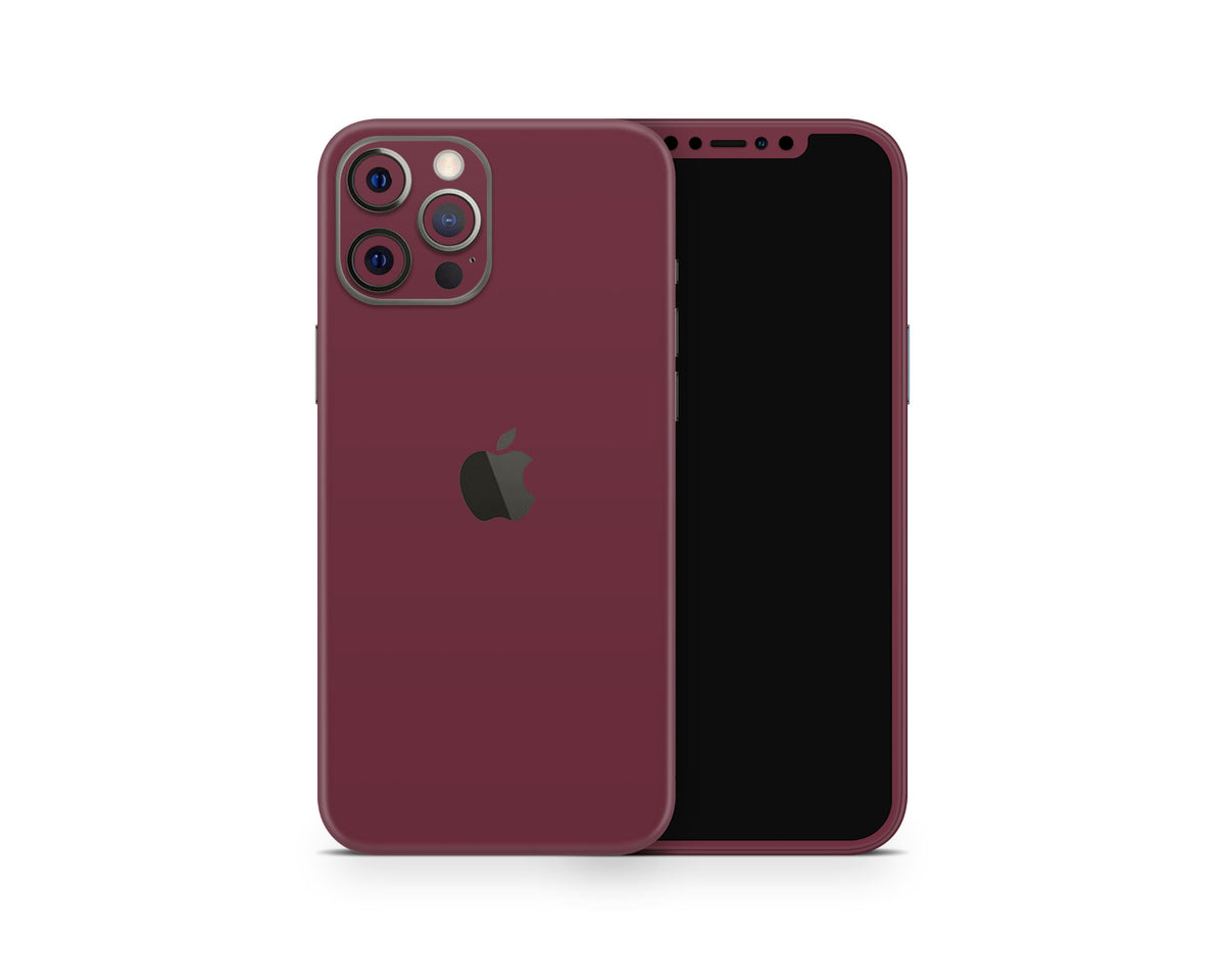 Burgundy iPhone Skin