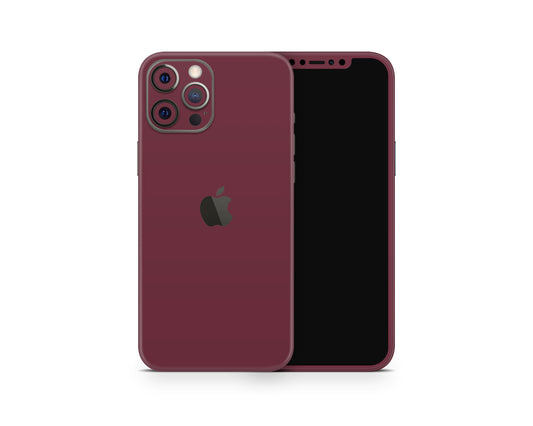 Burgundy iPhone Skin