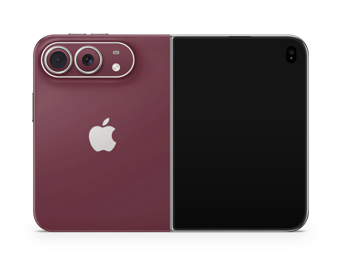 Lux Skins iPhone Burgundy iPhone Duo Skins - Solid Colours Apple Colour Series Duo Skin