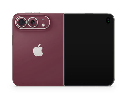 Lux Skins iPhone Burgundy iPhone Duo Skins - Solid Colours Apple Colour Series Duo Skin