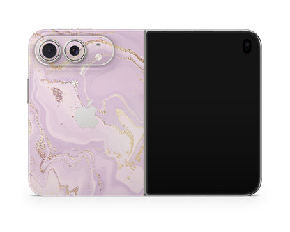 Lux Skins iPhone Ethereal Lavender Marble iPhone Duo Skins - Pattern Marble Duo Skin
