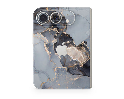 Lux Skins iPhone Ethereal Black Gold Marble iPhone Duo Skins - Pattern Marble Duo Skin