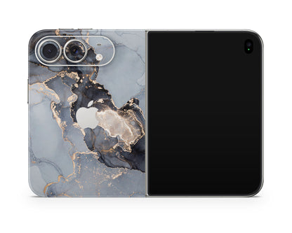 Lux Skins iPhone Ethereal Black Gold Marble iPhone Duo Skins - Pattern Marble Duo Skin