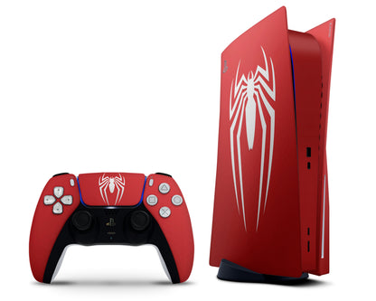 Red Spiderman PS5 Pro Skin