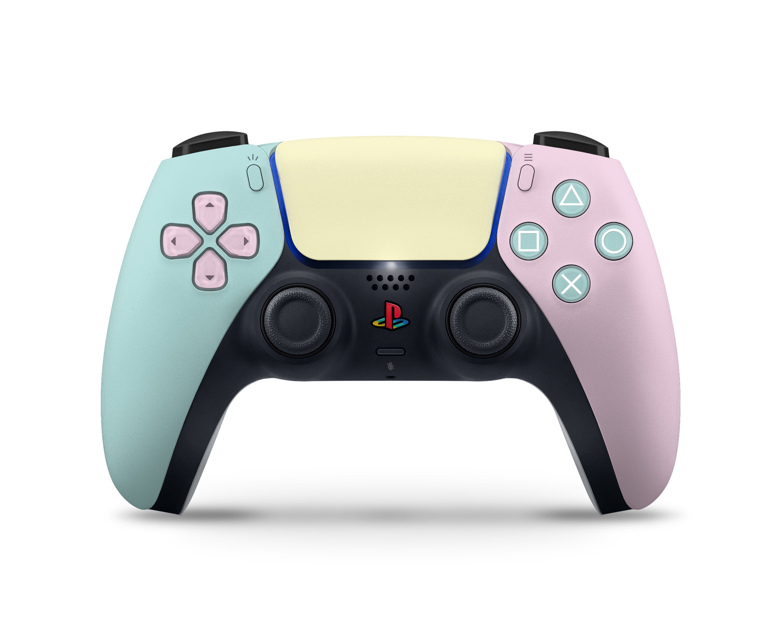 Control Retro Ps5 Retro 80s Pastel Color Blocking PS5 Controller Skin – Lux Skins Official