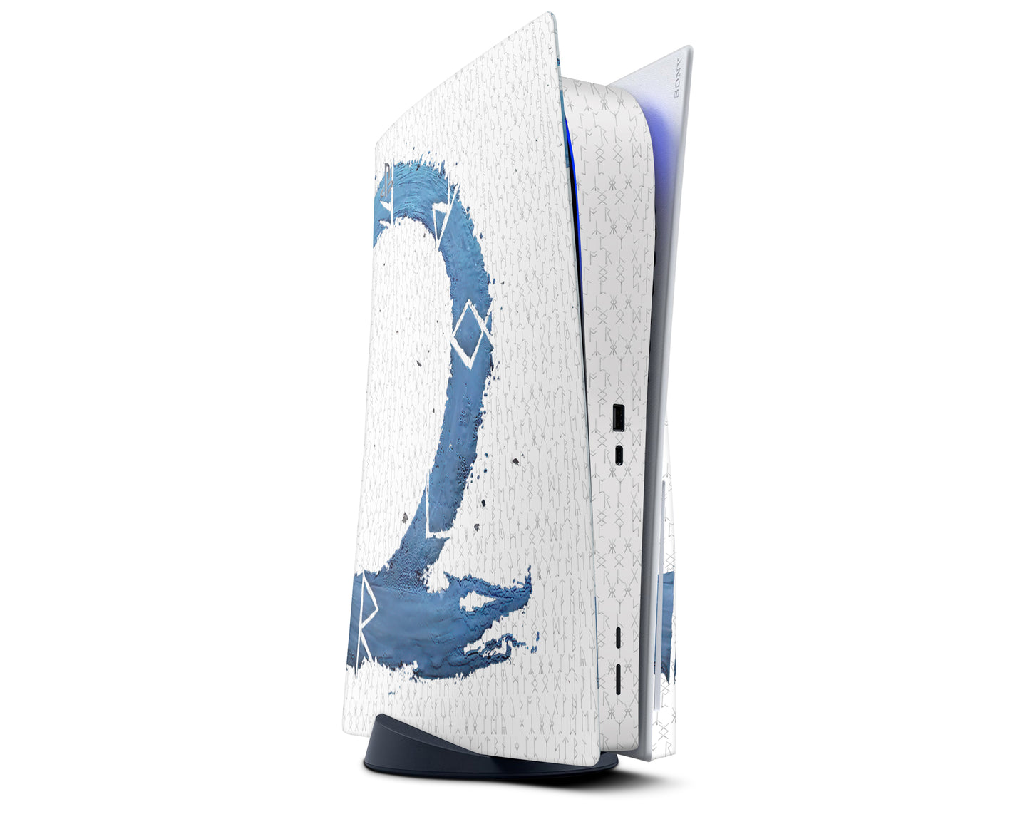 God of War Blue Ragnarok PS5 Pro Skin