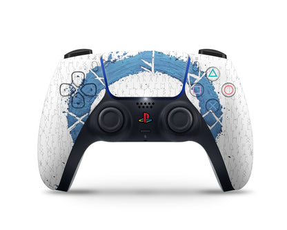 God of War Blue Ragnarok PS5 Pro Skin