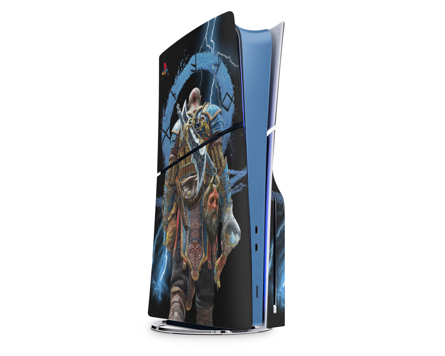 God of War Ragnarok Electric Black PS5 Pro Skin