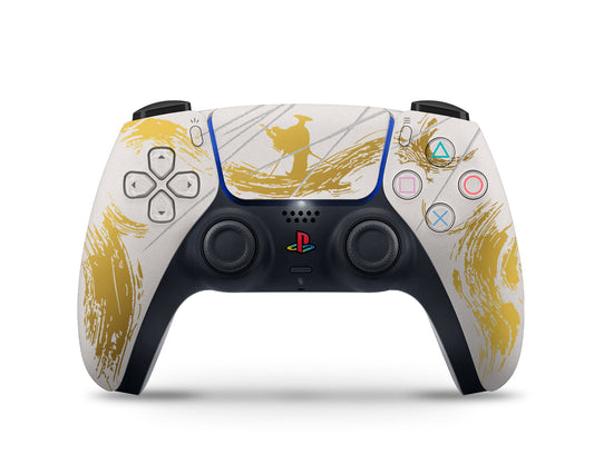 Ghost of Yotei Gold Limited Edition Inspired PS5 Controller Skin