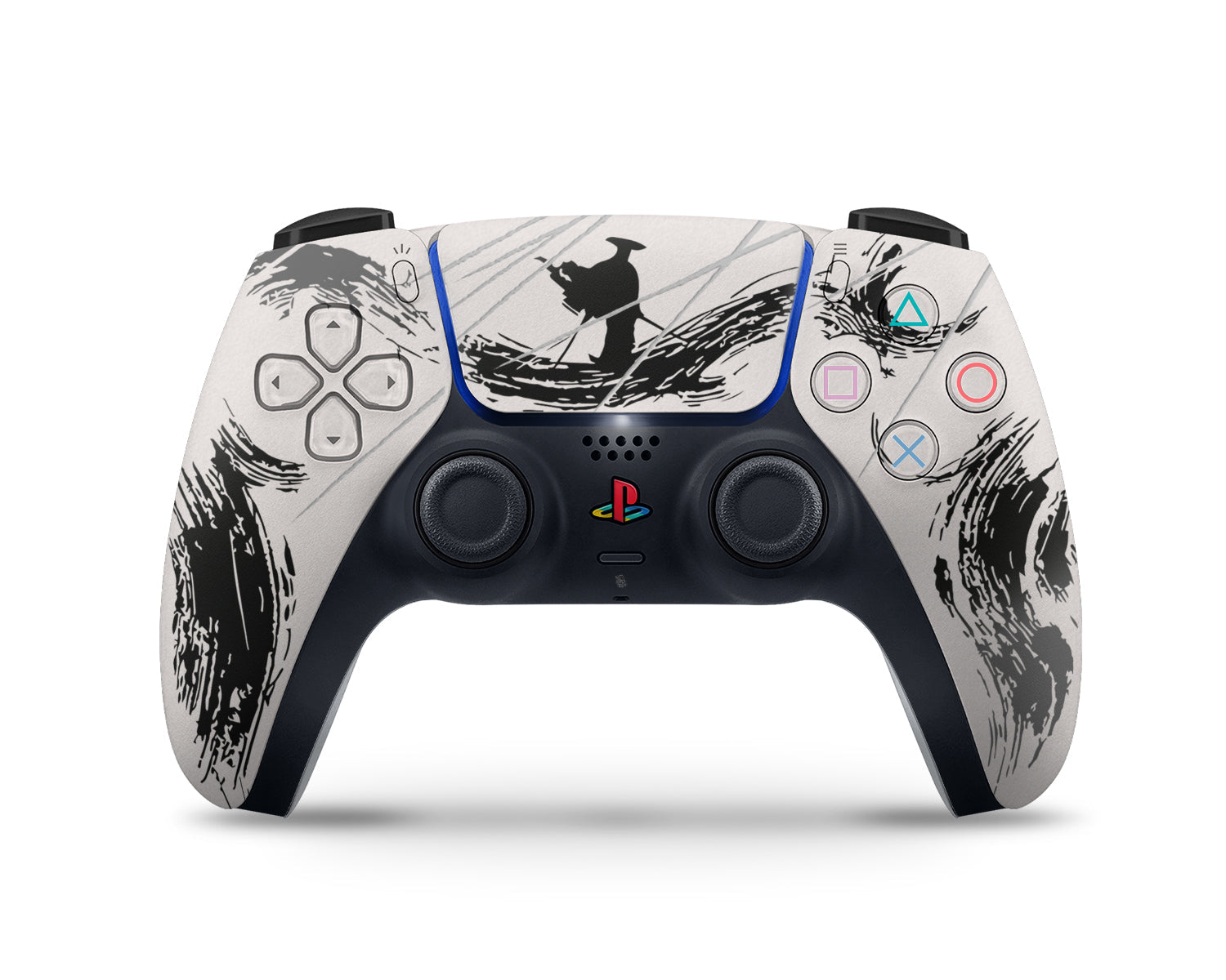 Lux Skins PS5 Slim Ghost of Yotei Black Limited Edition Inspired PS5 Slim Skins - Pop culture Ghost of Yotei Skin