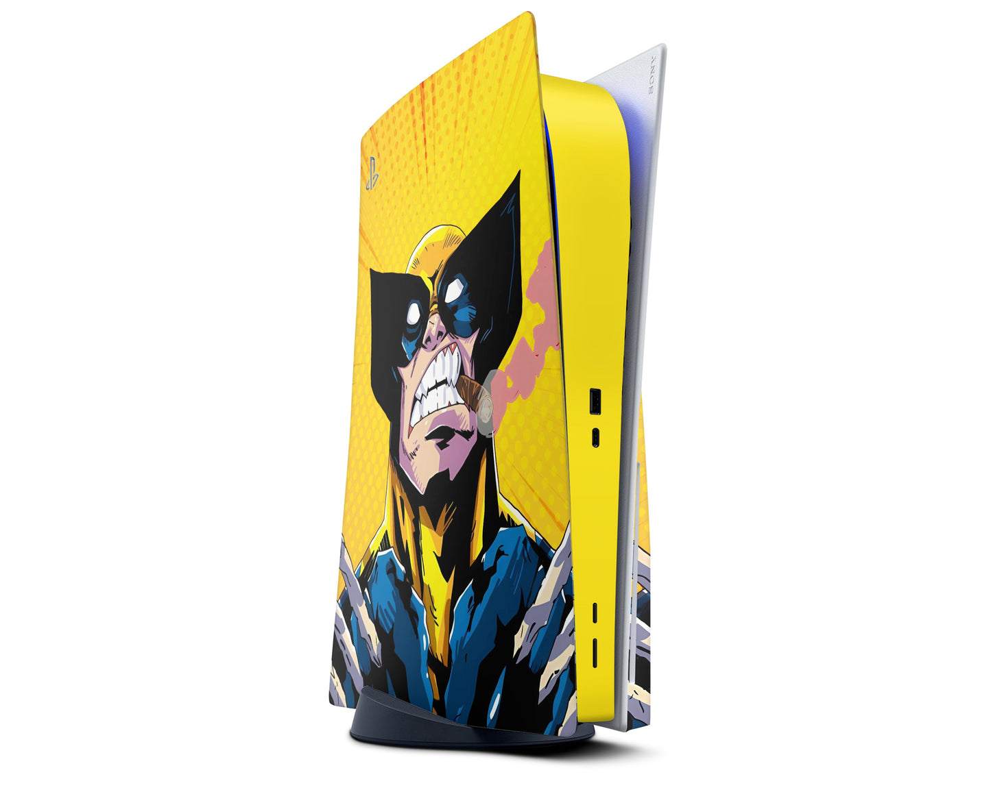 Wolverine Comics Yellow PS5 Pro Skin