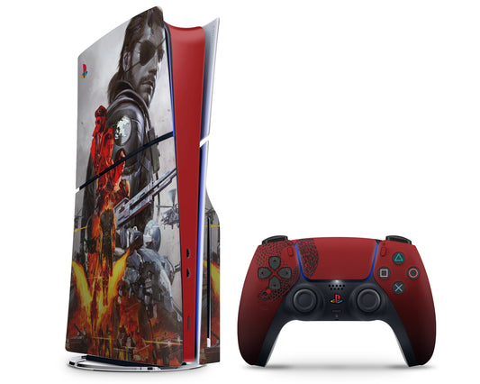 Lux Skins PS5 Slim Metal Gear PS5 Slim Skins - Pop culture Metal Gear Skin