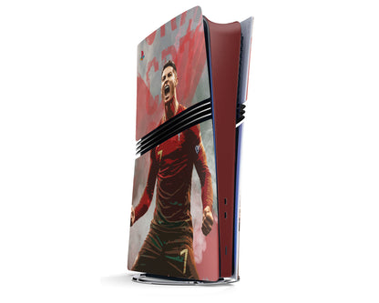 Lux Skins PS5 Pro Cristiano Ronaldo PS5 Pro Skins - Sports Soccer Skin