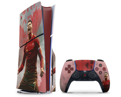 Cristiano Ronaldo PS5 Slim Skin