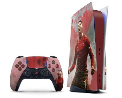 Cristiano Ronaldo PS5 Slim Skin