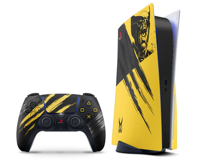 Lux Skins PS5 Controller Wolverine Limited Edition InspiredSkins - Pop culture Comics Skin