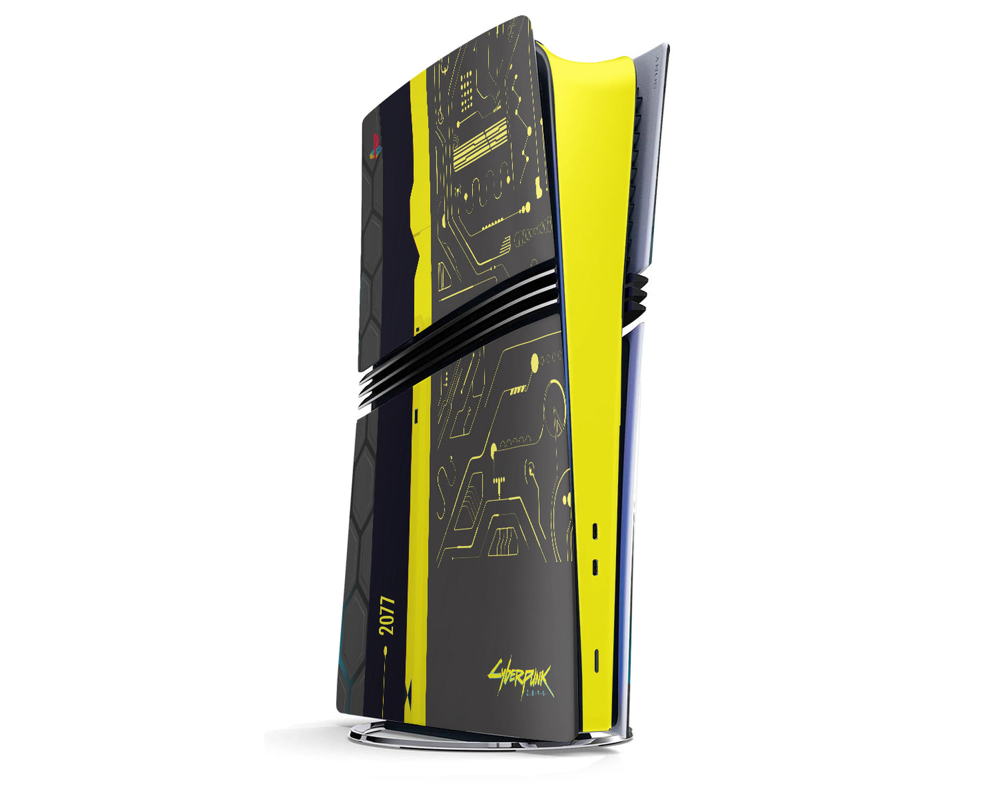 Lux Skins PS5 Pro Retro Cyberpunk 2077 PS5 Pro Skins - Pop culture Cyberpunk Skin