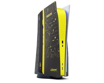 Retro Cyberpunk 2077 PS5 Slim Skin