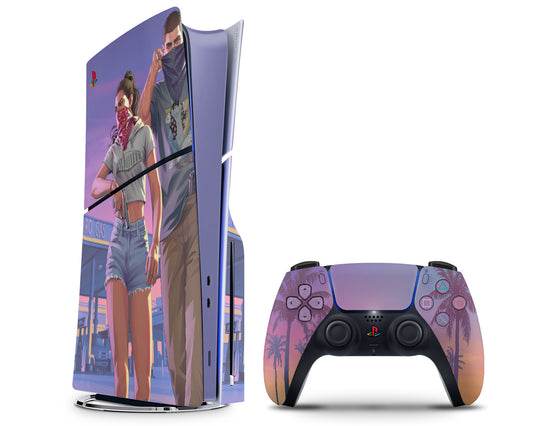 GTA 6 Lucia Jason PS5 Slim Skin