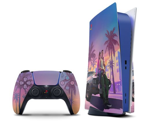 GTA 6 Neon Paradise PS5 Skin